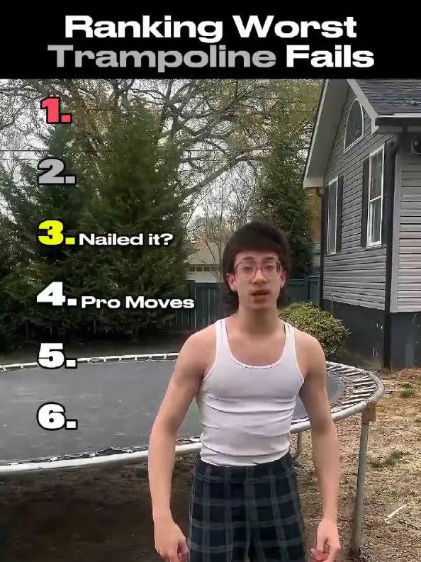 Ranking Worst Trampoline Fails  #fyp #funny #ranking #trampoline #fails #xyzabc 