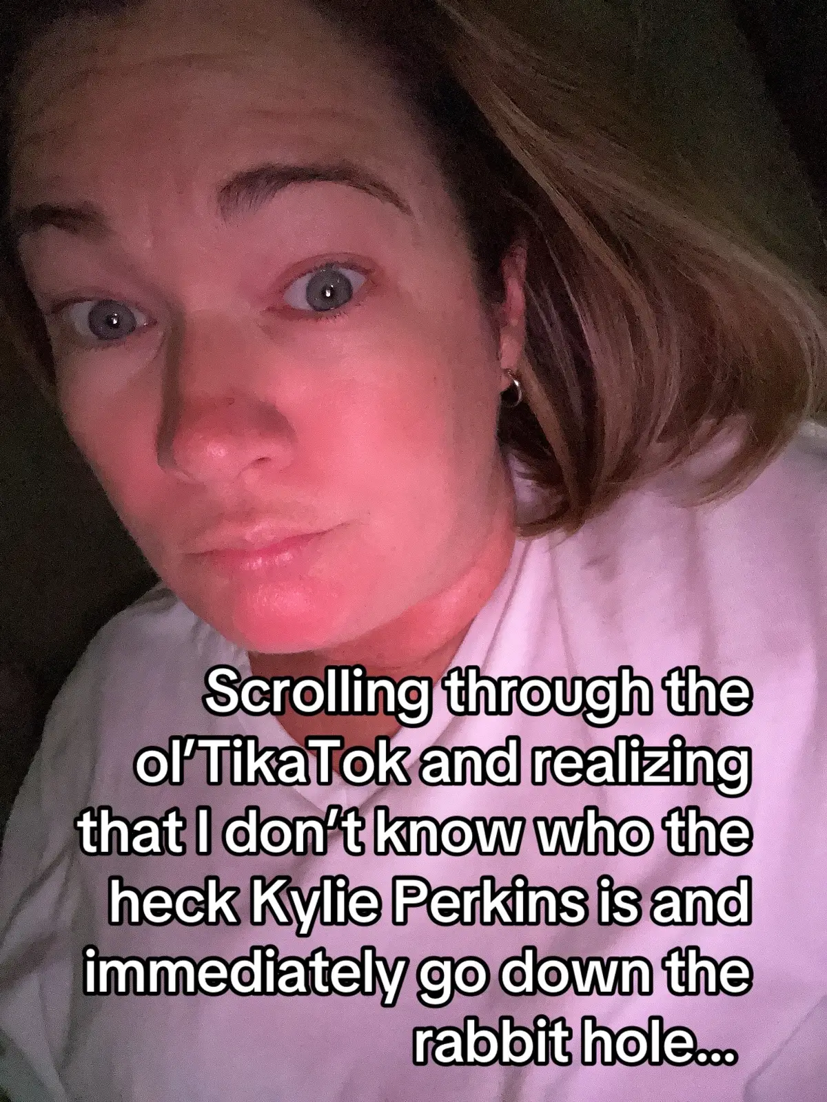 Apparently I was marked safe from following her