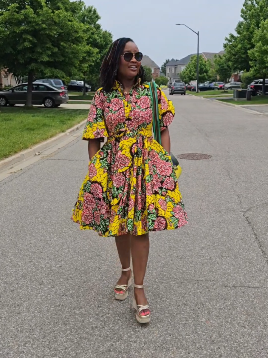 Sundress and sandal season! #summermood #africanfashion #envogueafrika #goodvibes  To shop, send us a DM @En_vogue_afrika 