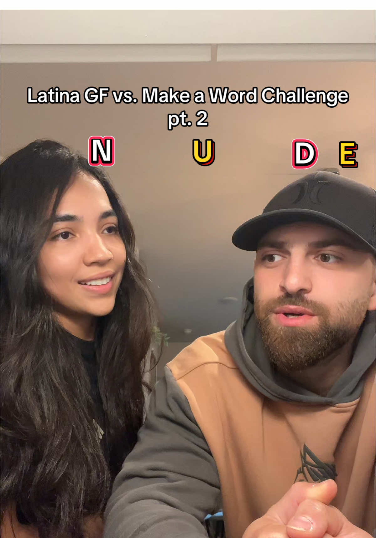 She so competitive 🤣 PEZ! #latina #couplecomedy #lebanese #couplegoals #español 
