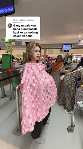 Replying to @Elyzia Ulysse Haha cutie mi 😅 easy lang tong Breastfeeding cover gamitin natatalian sya hanggang sa likod hehe, #breastfeedingcover  #nursingcover  #breastfeeding  #breastfeedingworkingmom 