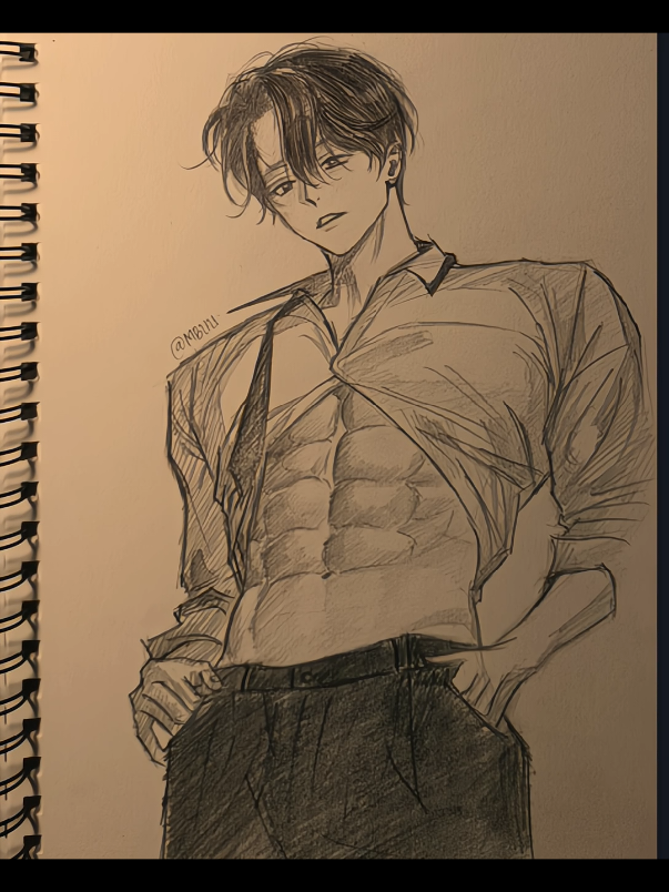 male body drawing tutorial✍🏻 #drawing #art #sketch #fyp #sketchbook 