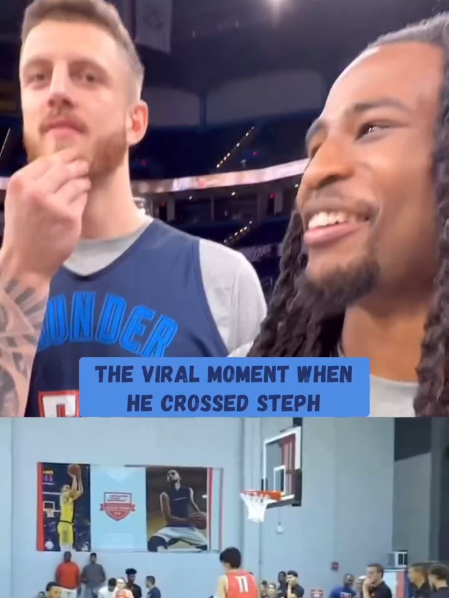 Thoughts the first time you saw that Chet vs Steph Curry viral moment 😤🏀 @therealbradparker