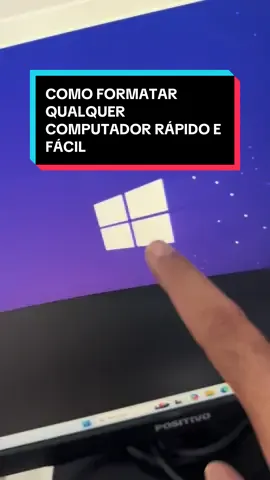 COMO FORMATAR QUALQUER COMPUTADOR RÁPIDO E FÁCIL  #formatacao #windows #windows10 #informatica #dicas 