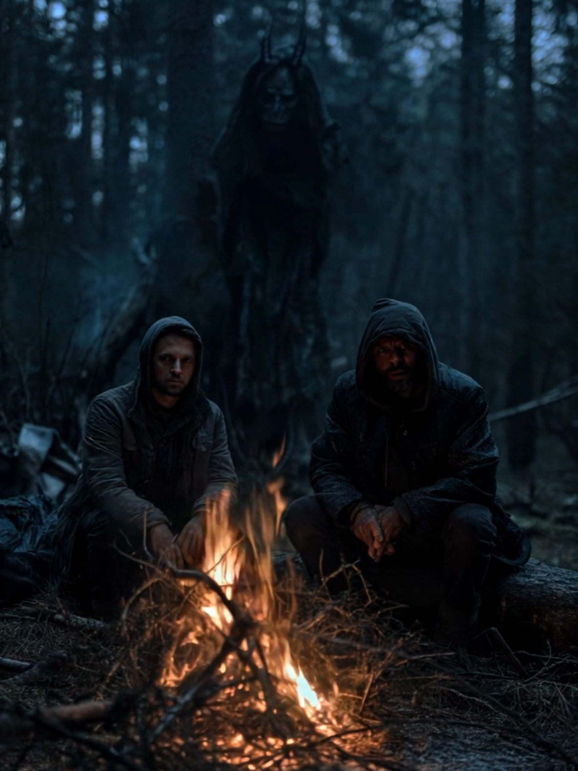 Last camping trip with the boys #horror #scary #nightmarefuel 