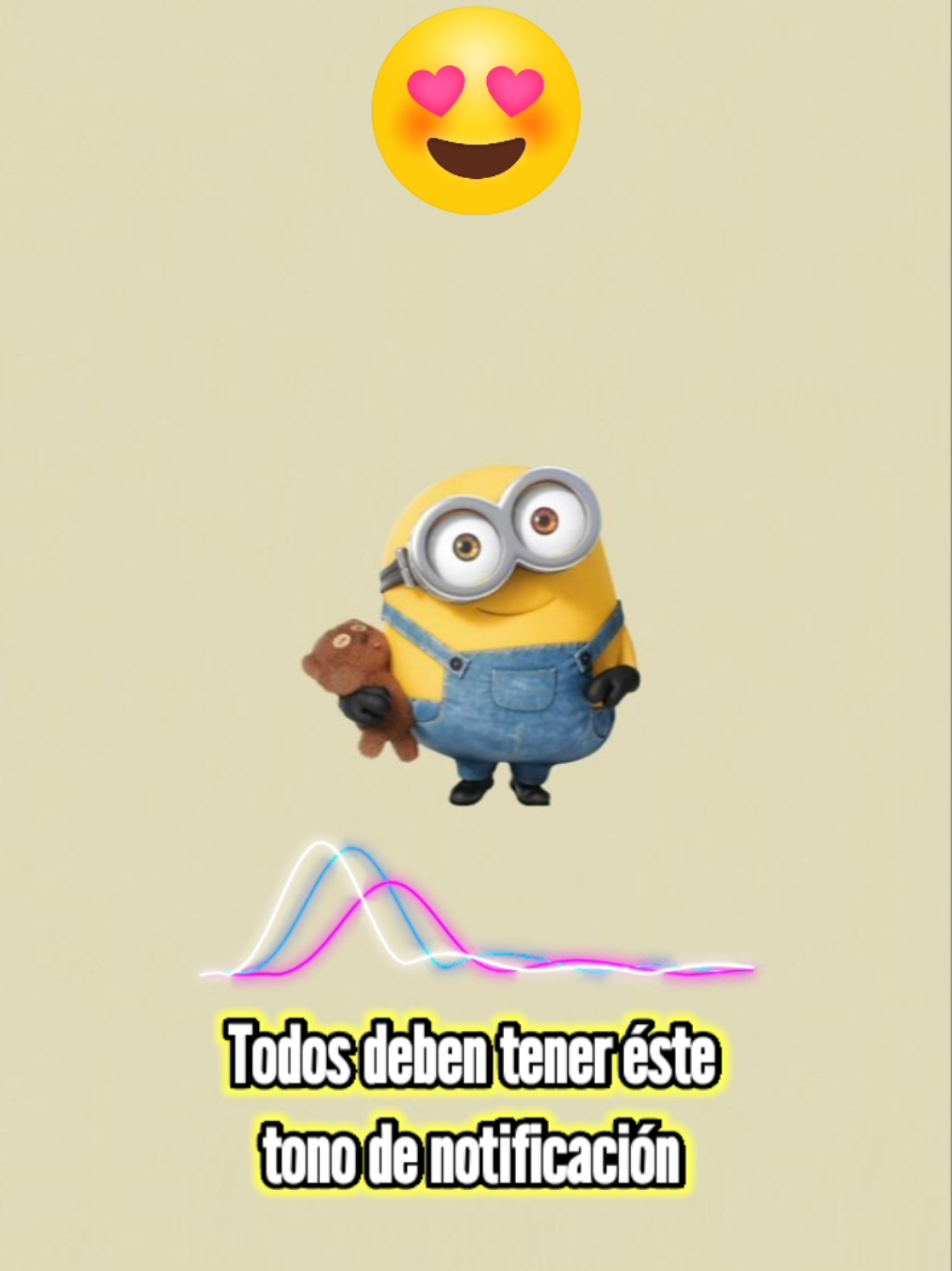 Tono de notificación que todos deben tener  #WhatsApp #whatsappstatus #notificaciones #soundeffects #minions 