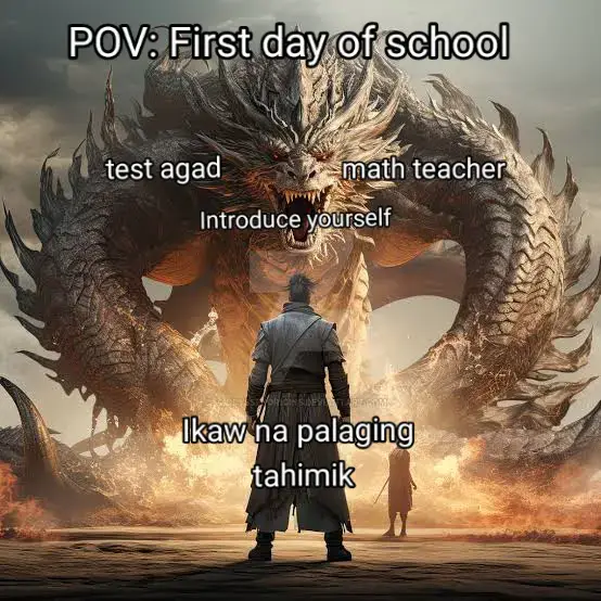 POV: first day of school