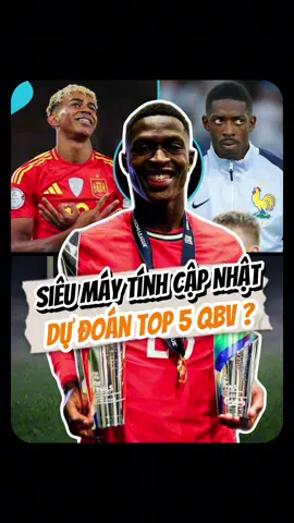 Siêu máy tính cập nhật Top 5 quả bóng vàng #top5 #mebongda #thethaomoingay 