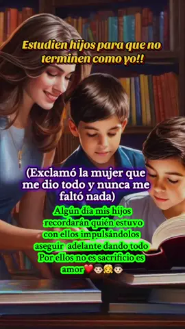 #estudienhijos#fyp #paratiiiiiiiiiiiiiiiiiiiiiiiiiiiiiii #educacion #madres #viral #reflexion #cumpliendometas #motivacional #hijos#madresguerreras #madretodoterreno #amordemadre #unicoamor #escuela #estudios #hijas #princesas #hijosexitosos 