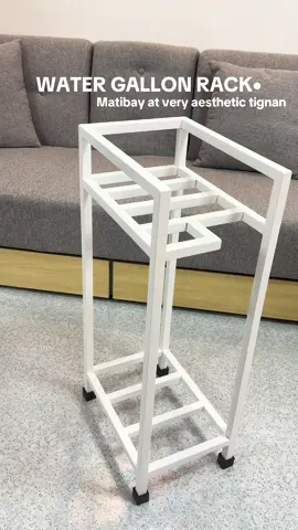 Matibay at very aesthetic na water gallon rack #rack #water #organizer #Home #mustbuy #white #teamputi 