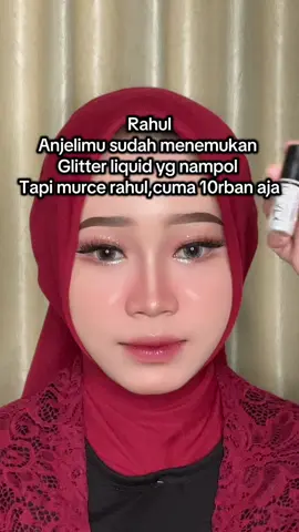 Rahul,anjelimu ini sudah tak bingung lagi nyari glitter eyeshadow liquid yg baguus tp murce,biar cepet kaya anjeli pake ini ajaa.. #eyeshadowliquid #flare  #glitterflare #mua #makeupwisuda #makeup 