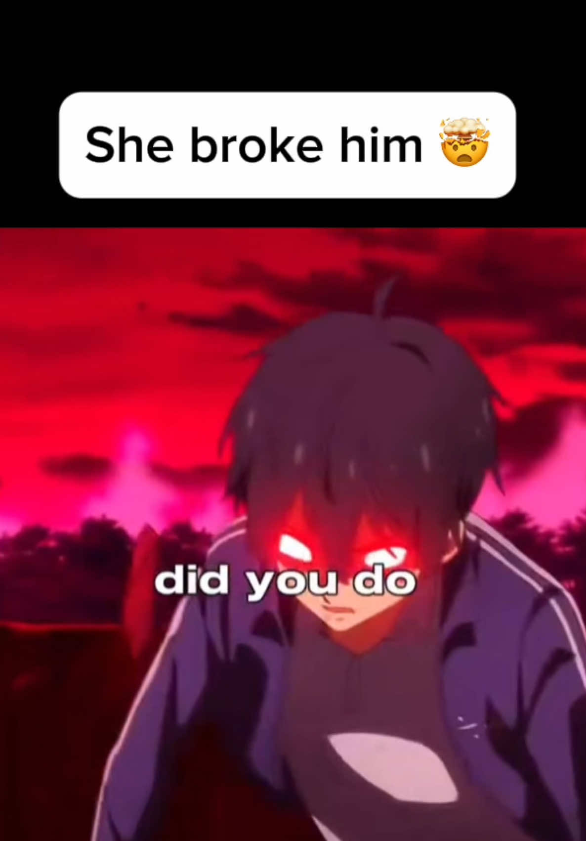 She broke him 🤯 . . .  #thedailylifeoftheimmortalking #wangling #rongsun #anime #syoanime #fyp #brokehim 