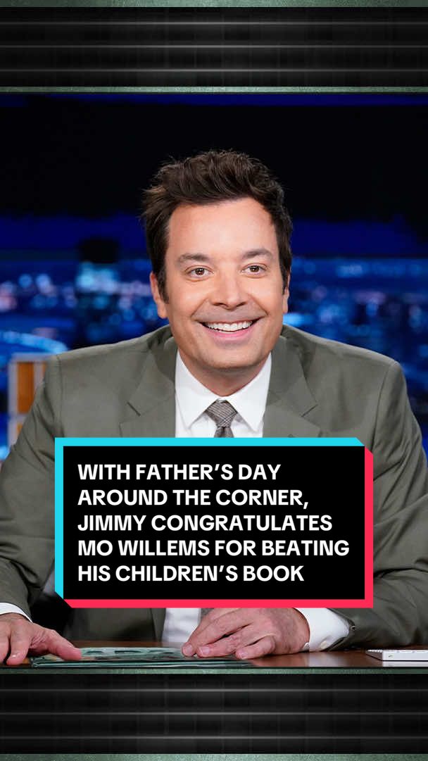 With Father’s Day around the corner, Jimmy just wants to congratulate Mo Willems for beating his new children’s book PAPA Doesn’t Do Anything! on the New York Times Best Sellers list! 😂 #FallonTonight #TonightShow #JimmyFallon  Get your copy at the link in bio! 