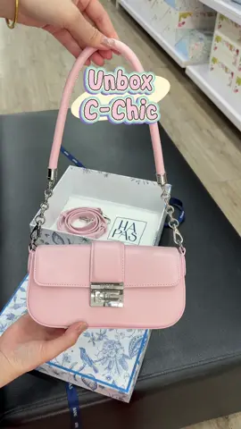 Unbox túi C-Chic nhà Hapas 💖 #leanontiktok #hapas #cchic #tuideovai #thanhthanhunbox 