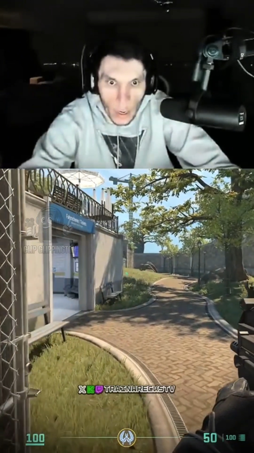 Trainwrecks focus is unrivaled 😂 #trainwreckstv #trainwreckstvclips #streamer #funny #momentsbeforedisaster 