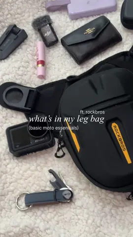 What’s in my leg bag ft. ROCKBROS These are my “basics” for coffee runs or tambikes. Now that it’s always raining, this waterproof bag has become my go-to 🫶🏻 #whatsinmybag #rockbros #rockbrosph #rockbrosbag #legbag #essential #basic #dji #triumph @ROCKBROS_GLOBAL @rockbros--ph 