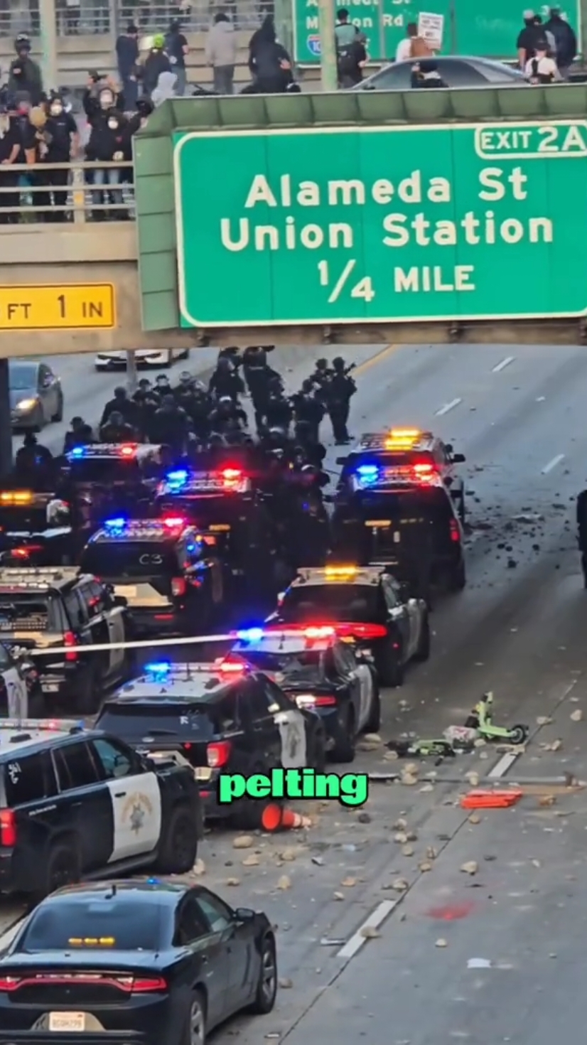 Protests entered their fourth day in Los Angeles