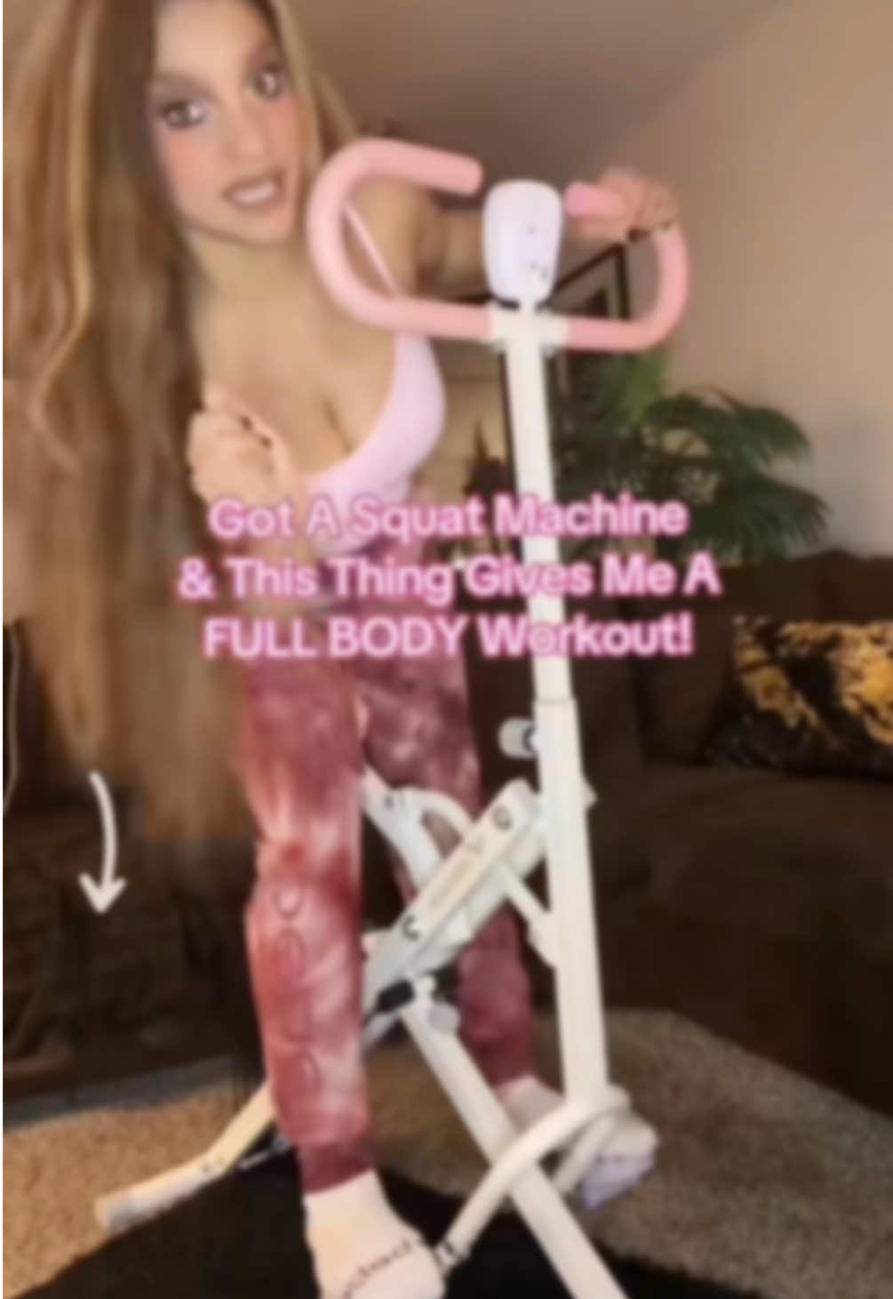 This squat machine gives me the best full body workouts! 💪🏽 #squatworkout #squatmachine #Fitness #merachsquatmachine #homeworkouts #homeworkoutsforwomen #squats #tiktokshop #tiktokshopcreatorpicks #tiktokshopsummerturnup #tiktokshopsummersale 