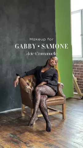 Baby soft + SHARP! So proud of you @gabbysamonemusic 🫶🏽🥂 | Look inspired by @MAKEUPBYYLLKE  #dayinmylife #makeupartist #rnbmusic #photoshoot 
