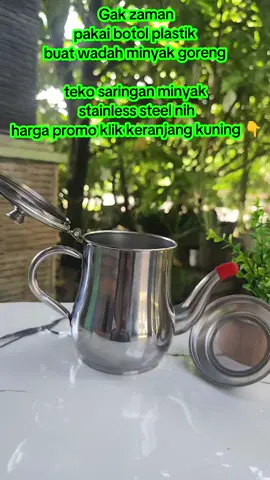 teko saringan minyak goreng #tekostainless #tekosaringanminyak #tekosaringanminyakgoreng 