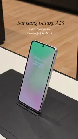Samsung A56 a pocket-friendly phone with a good camera,big storage/RAM, AI features,and 6 OS upgrades! Now promotion price only Rm1999 valid until 15 June 2025  📍Samsung Sunway Carnival Mall 