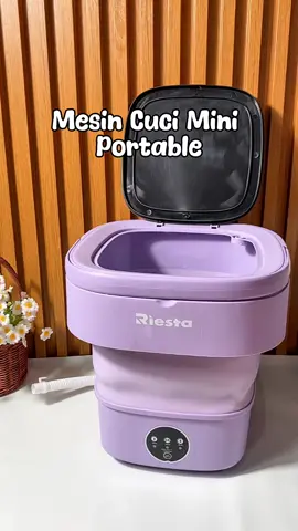 Hemat waktu & uang dengan mesin cuci mini portable✨ #mesincuci #mesincucimini #mesincuciportable #foldingwashingmachine 