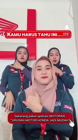 Sekarang pakai Aplikasi MOTORAN,  “URUSAN MOTOR HONDA JADI MUDAH” !! . Info promo motor HONDA Cash/Credit/Trade-in Tlp/Wa ☎️Mira 0822-9444-5219 Atau kunjungi Dealer Honda @bintangmuliajaya  Jl.Lintas timur desa Karyatani  Kec.Labuhan Maringgai Kab.Lampung Timur #honda #motor #motorhonda #motorbaru #motoran  #hondalampung #lampunghonda #hondabintang #bintanghonda #hondamotor #bintangmuliajaya #bintangmuliajayalampungtimur #ahassbintangmotorkaryatani #lampung #lampungtimur @ninu👻 @s o o y a a a🐋🐋 