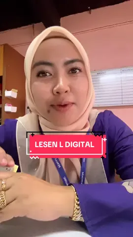 LESEN L DIGITAL #DAFTAR #gurumemandu #LESENL #cikgulesen #lesenkereta #lesenmotor #BITARA #tiktokguru 