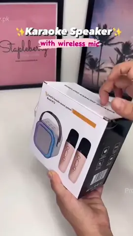 K12 Wireless Mic Speaker – A compact, portable sound system with a powerful speaker and wireless mic. Perfect for teaching, public speaking, or karaoke with Bluetooth, USB, and long battery life. Price 1999 Only  For order 03318393272 #K12Speaker #WirelessMic #PortableSpeaker #BluetoothMic #VoiceAmplifier #TeachingTools #ClassroomTech #PublicSpeaking #KaraokeMic #MiniPA #Sound