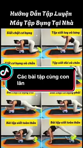 Các bài tập cùng con lăn 4 bánh #habanasport #conlantapbung #conlantapbungtroluc #hot 