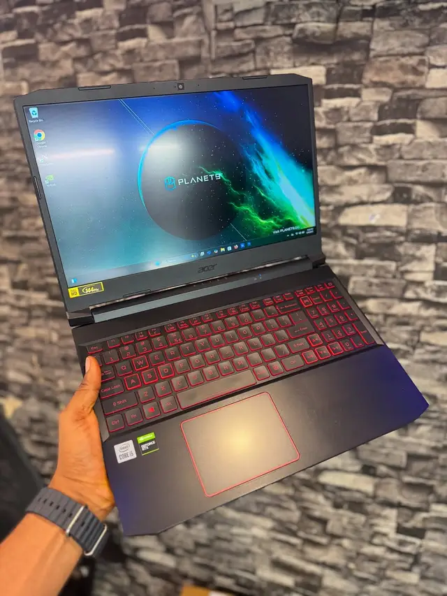2020 acer nitro 5 @650k  Specs 10th generation Intel core i5 10300H clocked @ 2.50GHz max boost to 4.50GHz 16GB RAM DDR4 3200MTs 512GB SSD NVIDIA GTX 1650 4GB Dedicated graphics 15.6inch Full HD display running @ 144Hz screen refresh Keyboard light Price 650k