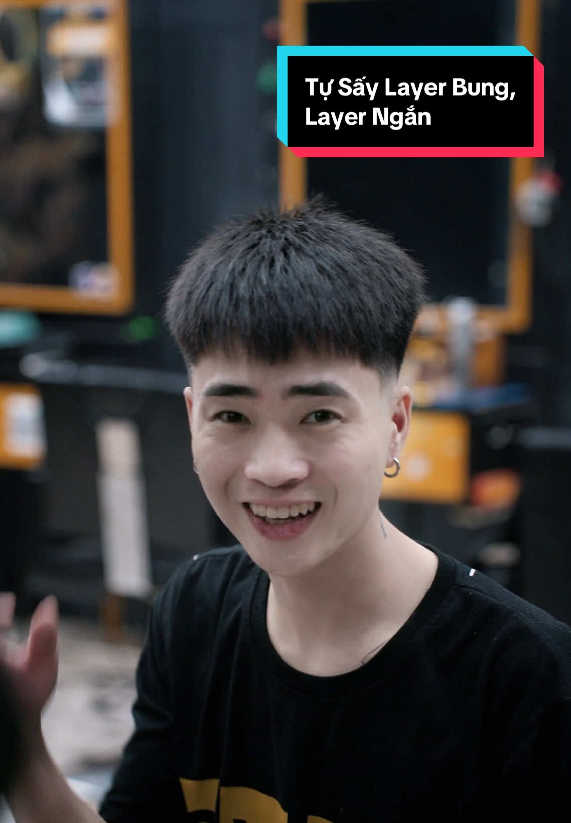Tự Sấy Layer Bung, Layer ngắn . Anh em xem hết video, làm theo là được nha #phongbvb #xuhuong #phongbvb2025 #tocnamdepphongbvb #hairstyle #xuhuong2025 #layerbung 