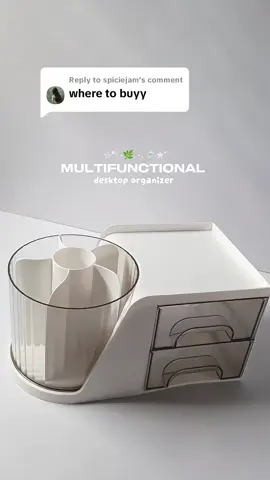 Replying to @spiciejamthis multifunctional desktop organizer is a need, get yours now!✩°𓏲⋆🌿. ⋆⸜ 🍵✮˚ #organizer #desktoporganizer #storage #aesthetic 
