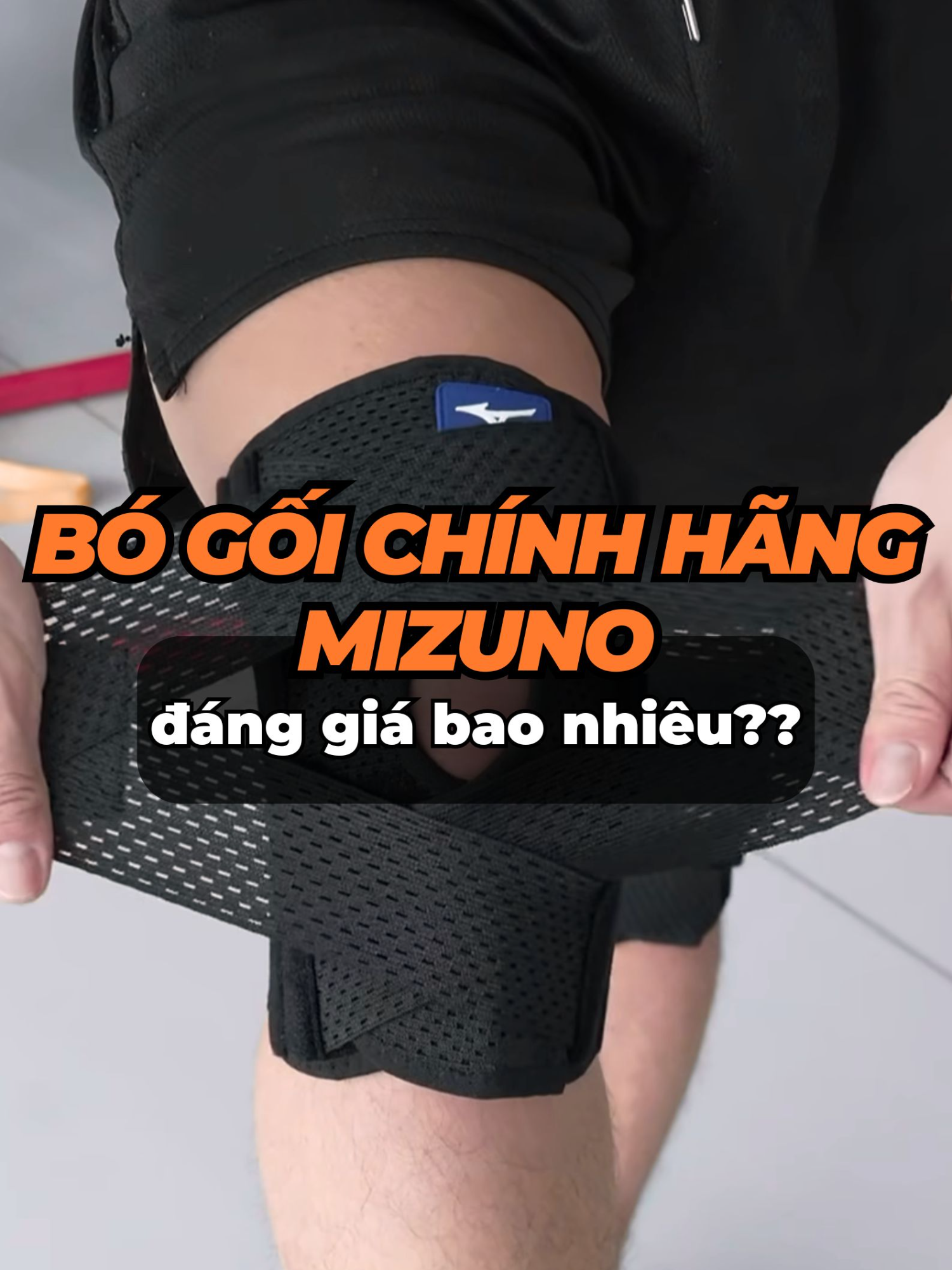 Hỗ trợ đầu gối của anh em khi tập gym! #thethaomoingay #daibogoi #bangdaugoi #mizuno