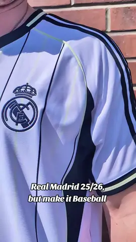 Love it or Hate it? adidas fuses Football and Baseball in this twist on Real Madrid’s 25/26 Jersey 🔥 #realmadrid #adidasfootball #adidas #adidasoriginals 