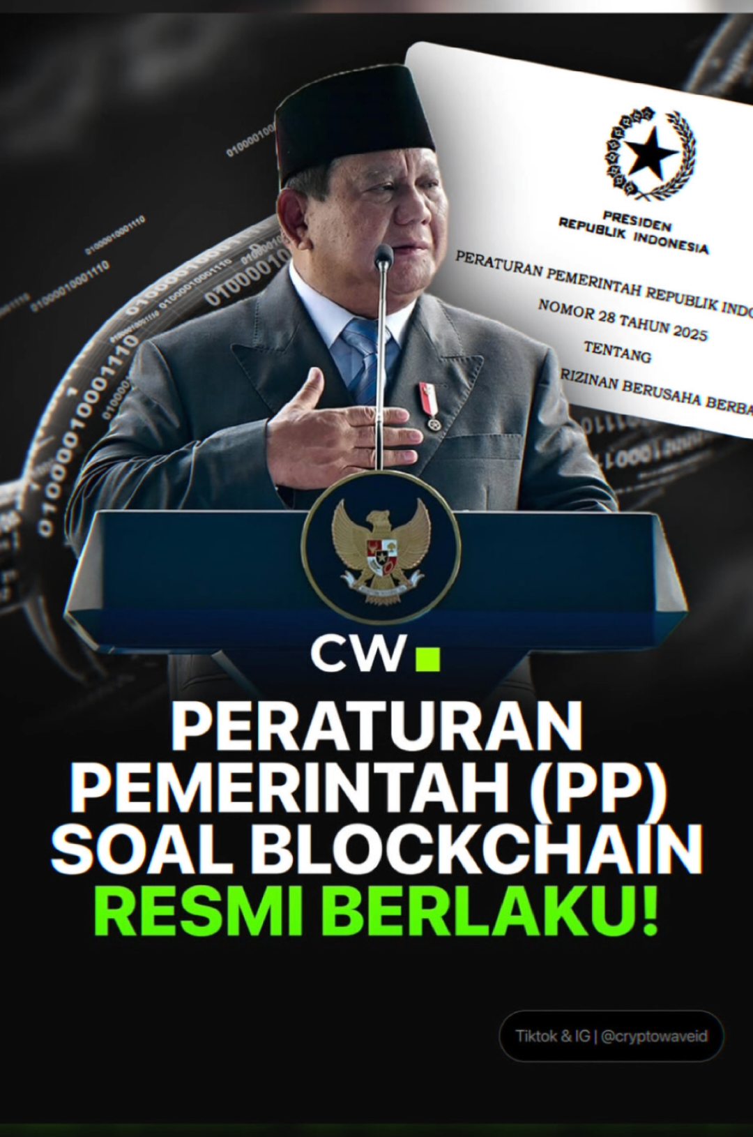 Namun, bagi pemain yang bergerak di sektor perdagangan aset kripto, stablecoin, tokenisasi aset, hingga security token, aturan tetap ketat. Mereka wajib mendapat izin pihak otoriats terkait untuk exchange kripto. Selain mendaftar OSS-RBA, perusahaan juga harus lolos proses validasi komitmen sebelum diizinkan beroperasi penuh. Untuk pengguna dan investor kripto, aturan baru ini memberikan perlindungan tambahan. Semua perusahaan legal kini wajib memiliki izin resmi yang mudah dicek. Risiko penipuan atau platform ilegal bisa ditekan lebih dini. Namun, di sisi lain, pengembang inovasi DeFi atau proyek Web3 baru harus lebih hati-hati menentukan model bisnis agar tak tersandung aturan sektoral. source: cryptowaveid #cryptowave #viral #foryou 