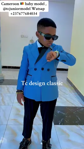 Cameroon 🇨🇲 baby model @tcjuniormodel in this new #TcTripplelapelblazer demonstrate some magical dance steps as he dances to with me, please tag @Davido official✔ to see hoe baby model is killing it.  Order via our watsap for kids and adults #Tctripplelapelblazer, #menssuit, #suitworld, #Designerssuit design by king of fashion #Tcdesignclassic. #cameroontiktok🇨🇲 