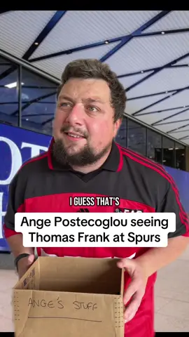 Ange Postecoglou seeing Thomas Frank at Spurs #fyp #footballmemes #footballfans #angepostecoglou #thomasfrank #spurs #tottenhamhotspur #ukcomedy #relatable #soccermemes #soccerfans #prem 