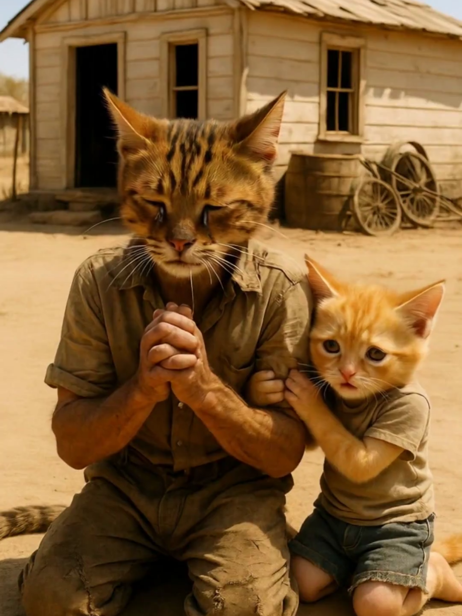 vidéo du chat et de son enfant #chat #ia #fyp #viral #videoviral 