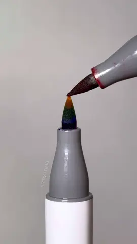 3D Marker with Rainbow Colors! 🎨✨🤩 Looks Like so Satisfying! 😌 #artsupplies #ohuhu  
