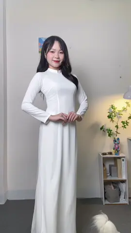 Ê nha, k tin được là mua áo dài trên TTS mà vừa in z được #aodai #aodaisam #thoitrangnu #xuhuong 