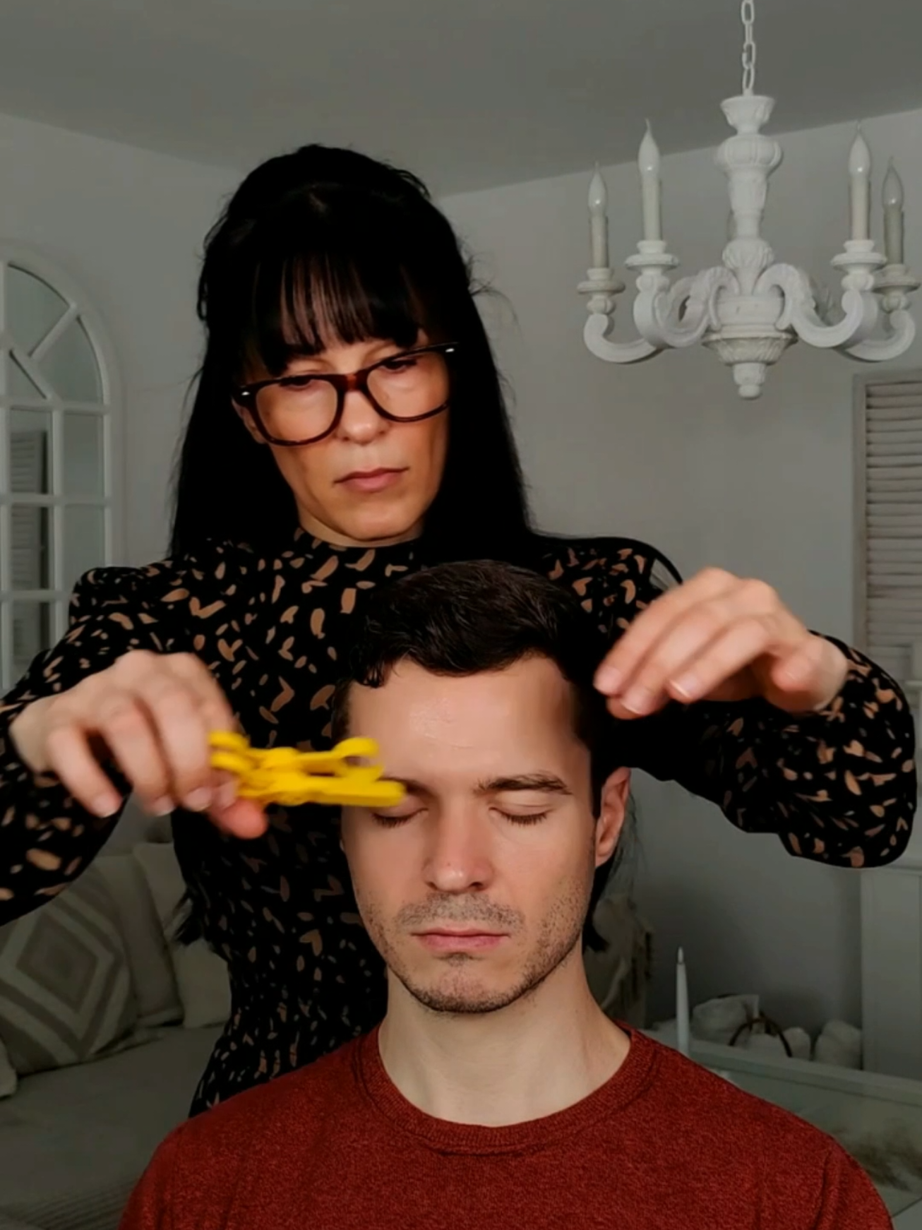 Reiki scissors treatment #asmr #asmrvideo 