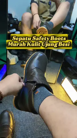 Sepatu safety ujung besi proyek kerja murah #sepatu #sepatusafety #sepatumurah #sepatuproyek 