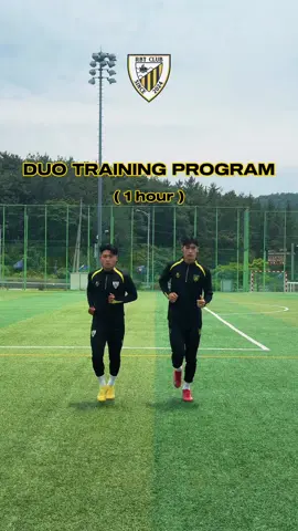 DUO TRAINING PROGRAM 1️⃣: Dynamic stretching (5min) 2️⃣: Loop - Band Training (5min) 3️⃣: Step Ladder (10min) 4️⃣: Nonstop Pass Work (10min) 5️⃣: Two Touch Pass Work (10min) 6️⃣: Instep Kick (5min) 7️⃣: Lobbing Ball (5min) 8️⃣: Shttle Run (10min) ✅: Improve your soccer passing skills through this training. #football #footballer #footballplayer #footballtraining #footballskills #축구 #축구선수 #축구선수트레이닝 #축구교실 #축구레슨 