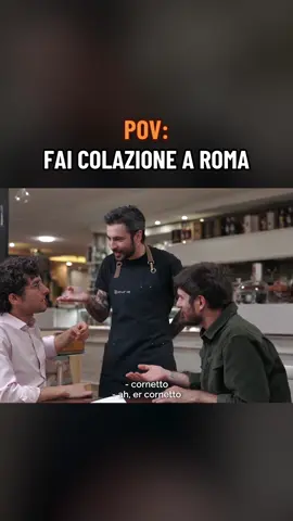 Pov: Fai #colazione a #Roma 