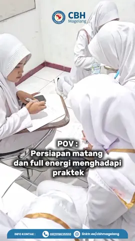 Persiapan matang praktek tenang Tertarik mau lanjut pendidikan satu tahun di CBH Magelang? pendaftaran masih dibuka ya... #keperawatan #keperawatan💊💉 #farmasi #praktek  #kesehatan #pendidikan #magelang #magelang24jam #kotamagelang #cbhmagelang 