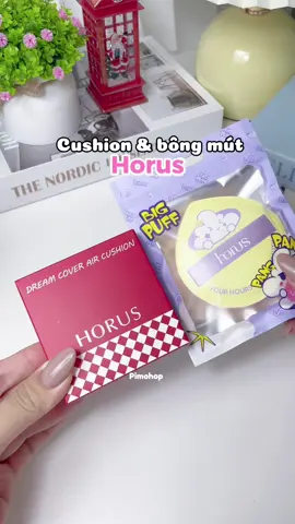 Cushion Horus mấy bà thử chưa #pimohop #unboxing #horusvietnam #dreamcoveraircushion #pangpangbigpuff #cushion #makeup 