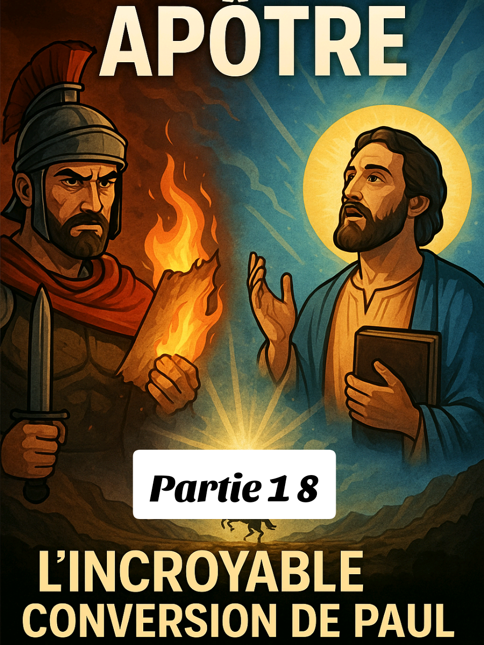 #creatorsearchinsights 🔥 Tu connais l’histoire de Paul ? De persécuteur brutal à apôtre de Jésus… ⚔️➡️✝️ Sa conversion a changé l’Histoire 💥 👇 Découvre comment un seul moment peut transformer une vie entière. #Bible #HistoireBiblique #PaulDeTarse #Conversion #Foi #TikTokChrétien #Inspiration #jesuslovesyou #jesus #jesusisking 