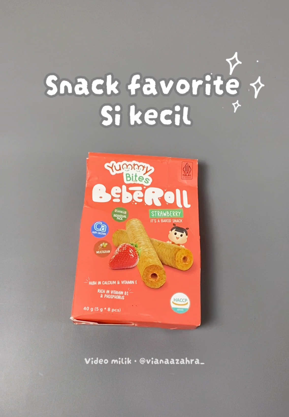 Beberoll favorite si Kecil 😍  #beberoll #beberollyummybites #yummybites #cemilan #mpasi #snackbayi #fyppppppppppppppppppppppp 