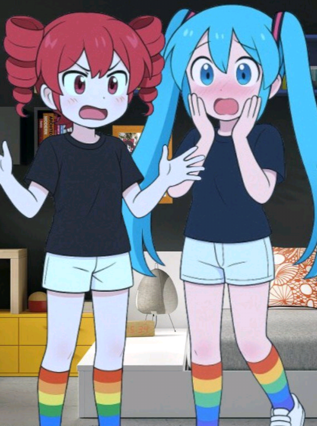 Triple Baka, un cambio, una curiosa y un trauma futuro. ... #hatsunemiku #marisakirisame #reimuhakurei #plushies #bilingual #shitpost #backrooms #Miku #español #ingles #frances #lgbt #comedia #comedyvideo #kasaneteto #Teto